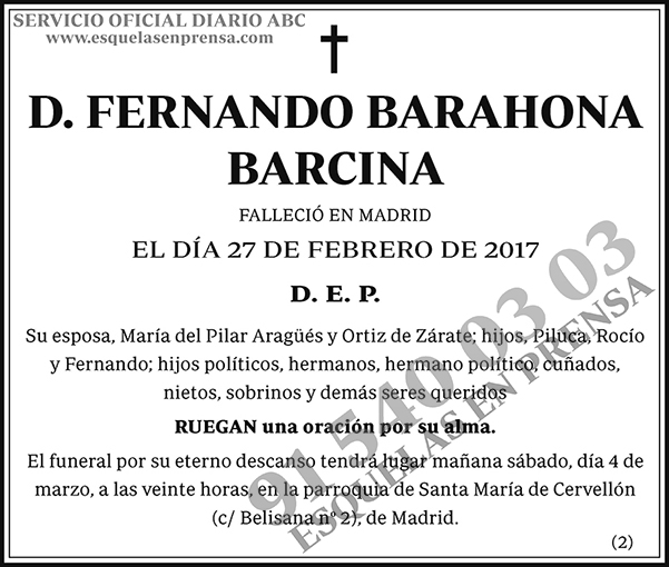 Fernando Barahona Barcina